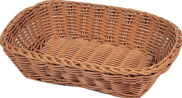 Rectangle Bamboo Style Basket