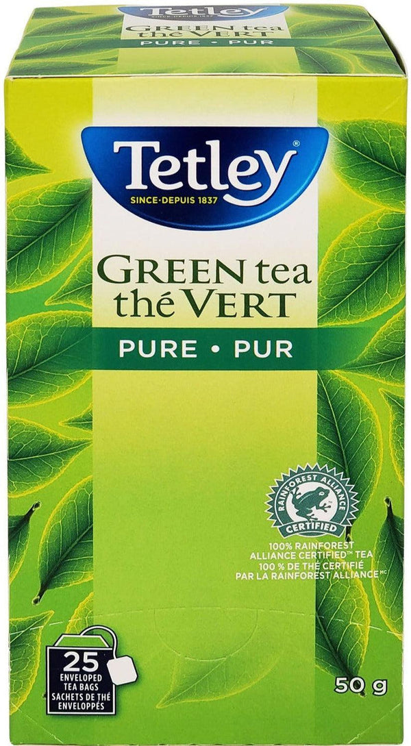Tetley Pure Green Tea w/drawstring