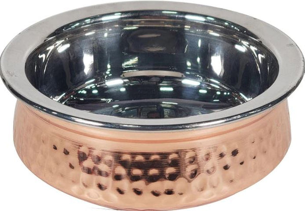 Copper Hyderabadi Handi 600Ml