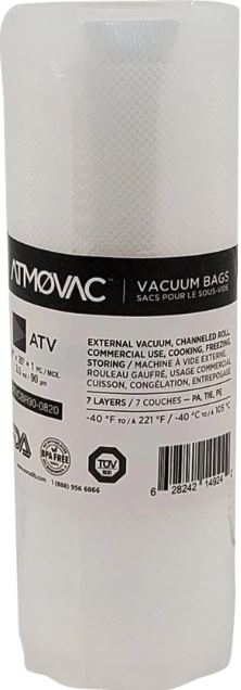 Channeled Vacuum Bag Roll