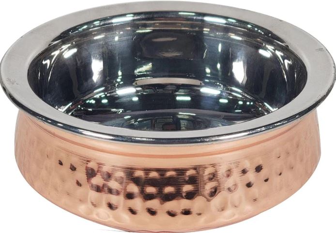 Copper Hyderabadi Handi 800Ml