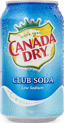 Canada Dry Club Soda Cans