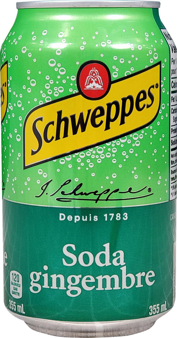 Schweppes Ginger Ale Cans