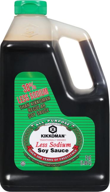 Less Sodium Soy Sauce