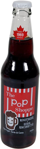 Root Beer Soda Glass Bottle