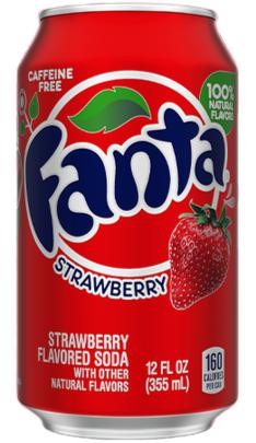 Fanta Strawberry Cans