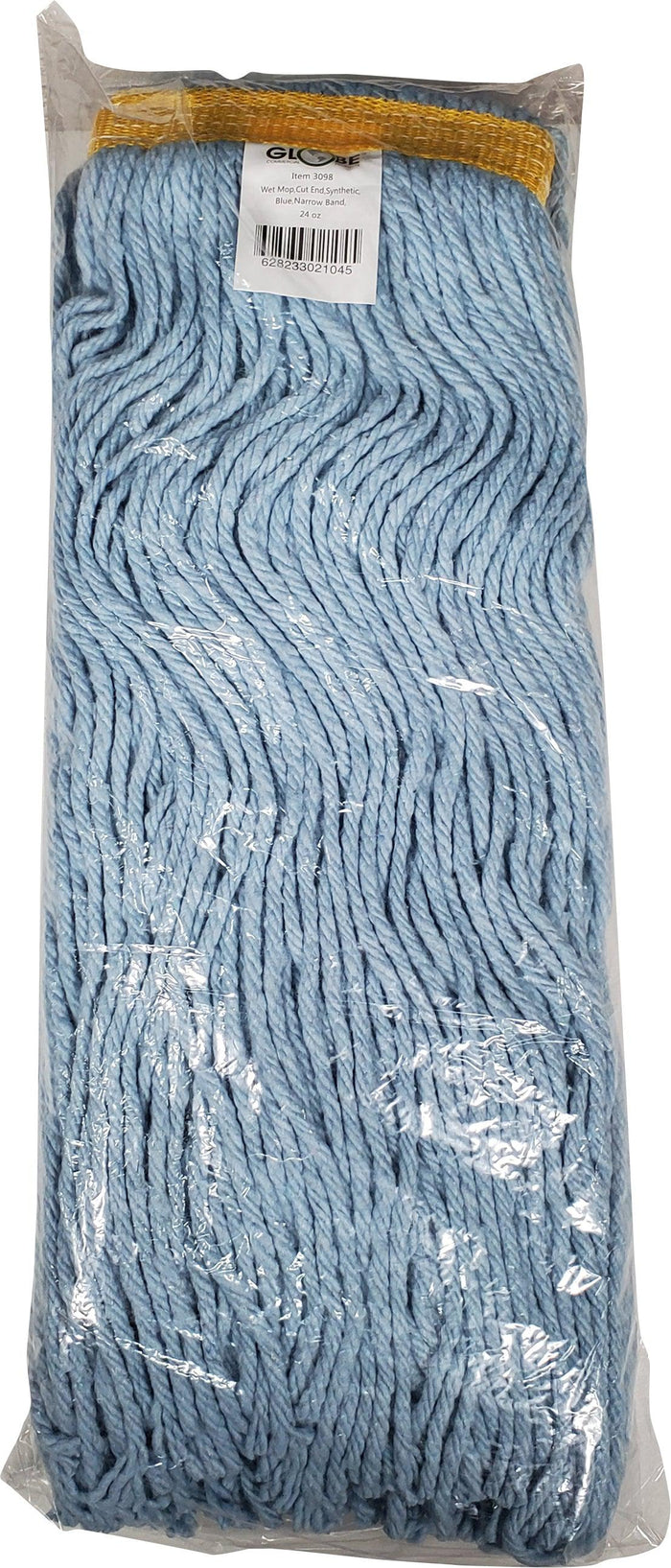 24oz Blue Synthetic Cut-End Mop Head