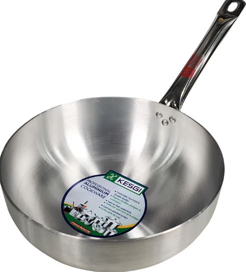 Deep Fry Pan Metal Finish