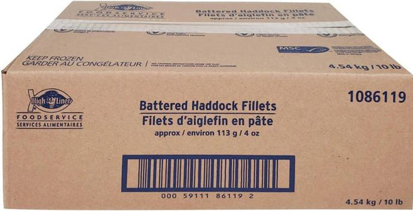 Battered Haddock Fillets 4oz