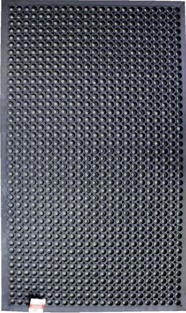 Black Rubber Anti.Fatigue Mat 36"x60"