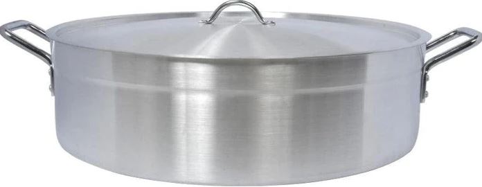 36 L Brazing Pan 5mm 21.6"x5.5" w/Lid