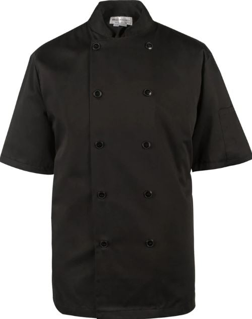 Black Chef Jacket S/S XS-XL
