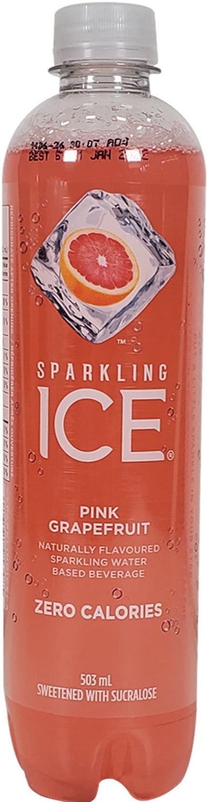 Sparkling Ice Pink Grapefruit Water Drink