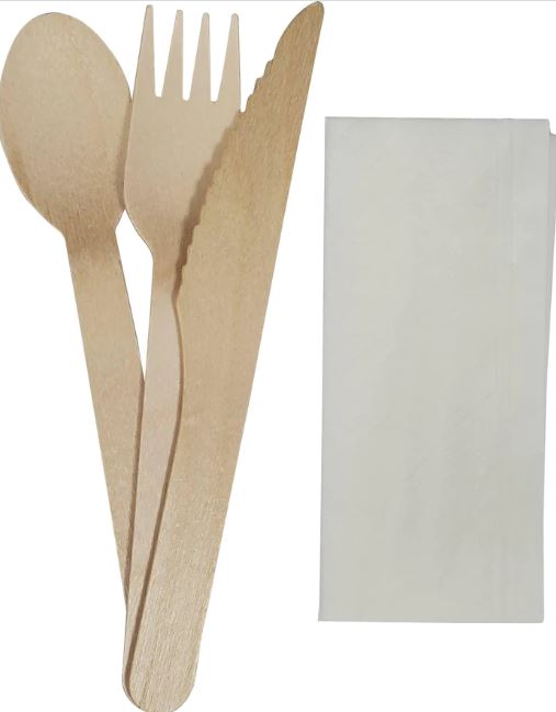 Wooden Cutlery Kit