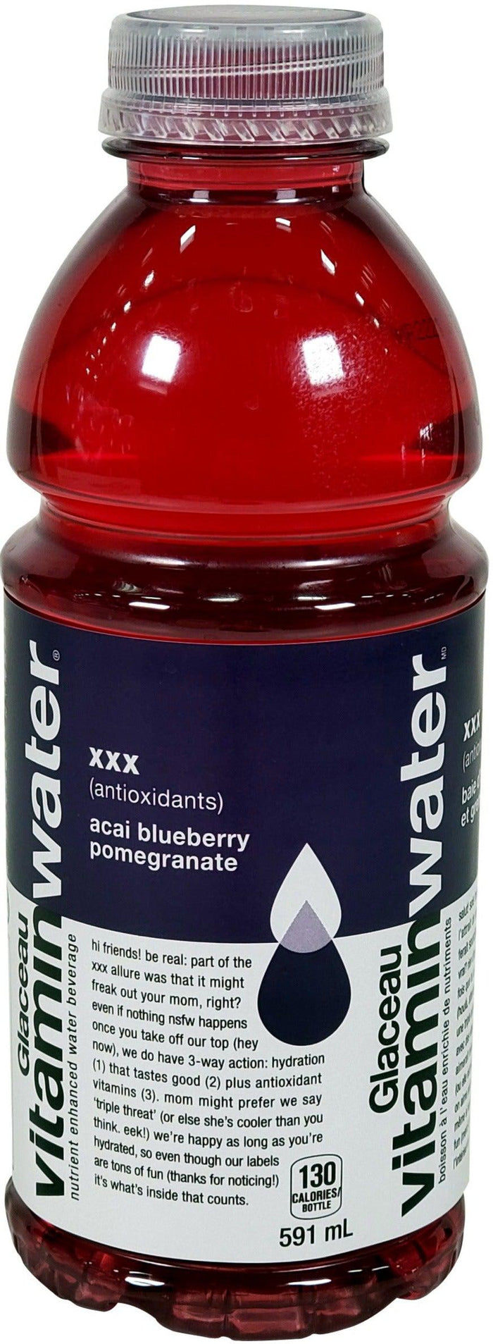 Vitamin Water Acai Blueberry Bottles