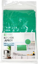 2 Pockets 1/2 Body Green Apron