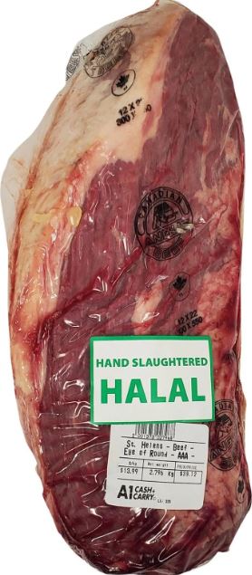 Eye of Round Beef Halal