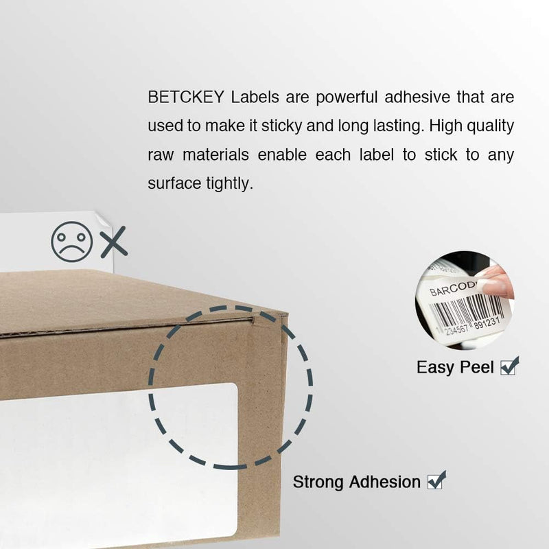 Eco Pack Compatible DYMO 30252 (1-1/8" x 3-1/2") Address & Barcode Labels - Compatible with DYMO Labelwriter 450, 4XL, NOT Fit 550 & 5XL [10 Rolls/3500 Labels]