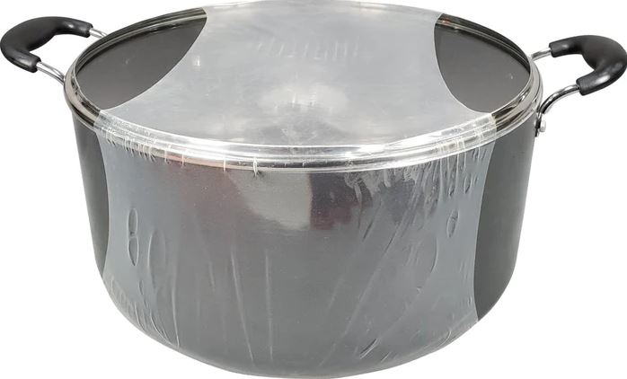 Non-Stick Pot w/Glass Lid 34cm