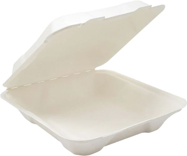 Bagasse Clamshell Container