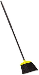 Plastic Black Broom with Yellow angle