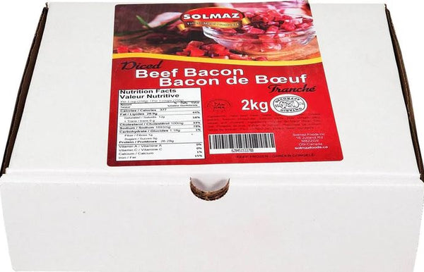 Diced Beef Bacon Halal