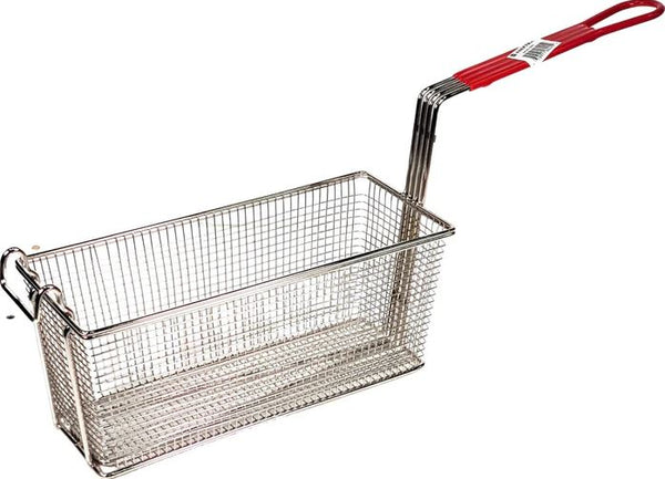 Fryer Basket Red PVC Handle