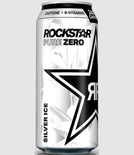 Rockstar Silver Ice (Pure Zero) Energy Drink