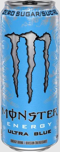 Monster Ultra Blue Energy Drink Cans