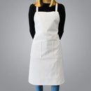 3 Pockets Full Body White Apron