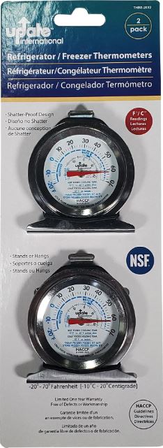 Refrigerator Thermometer (2 Pack)