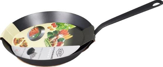 Steel 20cm Frying Pan Black