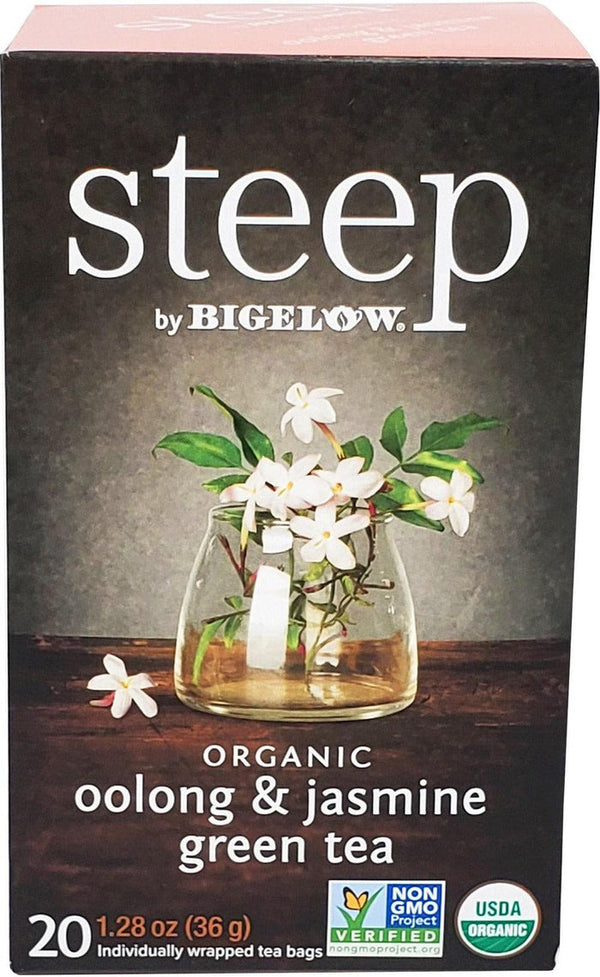 Steep Organic Oolong & Jasmine Green Tea