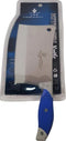 Meat Cleaver Blue Rubber Grip