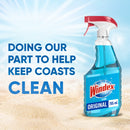 Windex Original Blue Glass and Window Cleaner, Bottles Made from 100% Recycled Plastic, 765mL