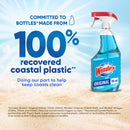 Windex Original Blue Glass and Window Cleaner, Bottles Made from 100% Recycled Plastic, 765mL