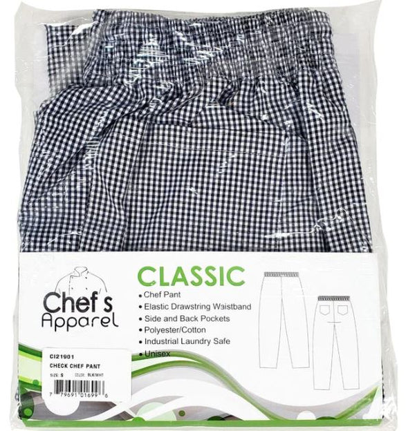 Mini Check Chef Pants