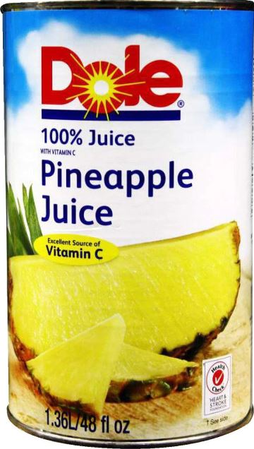 Dole Pineapple Juice Canned