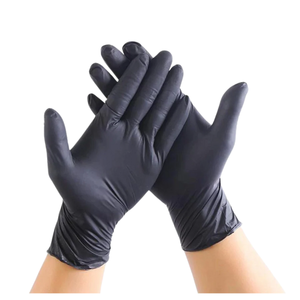 Extra Large Black Nitrile Food Safe Disposable Medical Gloves Latex Free Powder Free for Food Prep Cooking Cleaning Exam 3mil Bulk Pack 1000 Pcs.