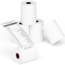 (50 Rolls) 2 1/4" x 30' feet Thermal Paper, POS Cash Register Receipt Rolls, Fits All Credit Card Terminal, Premium Quality, White