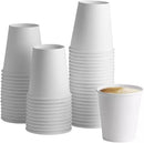 Eco Pack 1000 Pack - 8oz White Paper hot Cups l Disposable Coffee Cups l Fits with Coffee Cups Disposable Lids l Office Work Home to-Go (8 oz - 1000 Count)