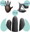 Small Black Nitrile Food Safe Disposable Medical Gloves Latex Free Powder Free for Food Prep Cooking Cleaning Exam 3mil Bulk Pack 1000 Pcs.