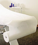 Medical Perforated Disposable Bed Cover Roll, Non-Woven Disposable Exam Bed Sheet Covers for Facial Bed Waxing Bed Exam Table Covers for Massage, 1.8x0.8 meter 50 Pcs Roll