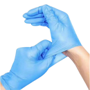 Small Blue Vinyl Gloves, Disposable Gloves - 4 Mil, Latex & Rubber Free, Non-Sterile Powder Free 1000 pack.