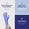 Small Blue Vinyl Gloves, Disposable Gloves - 4 Mil, Latex & Rubber Free, Non-Sterile Powder Free 1000 pack.