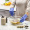Small Blue Vinyl Gloves, Disposable Gloves - 4 Mil, Latex & Rubber Free, Non-Sterile Powder Free 1000 pack.