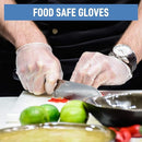 Eco Pack Vinyl Gloves- Powder-Free, Disposable, Latex-Free- Great for Cleaning, Detailing, Food Handling, Clear Gloves