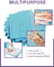Blue Dental Bibs 125 Sheets, Disposable Dental Bibs 3 Ply Waterproof Dentist Bib for Adults & Children, Large Bulk Wipes 13'' x 17'' - Best for Medical, Tattoo, Piercing & Personal Use 4 Rolls