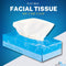 GoGo Facial Tissue, Bulk , White, Flat Facial Tissue Boxes for Business, Convenience case 120 sheets Gogo Facial Tissue - 18/case