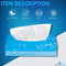 GoGo Facial Tissue, Bulk , White, Flat Facial Tissue Boxes for Business, Convenience case 120 sheets Gogo Facial Tissue - 18/case